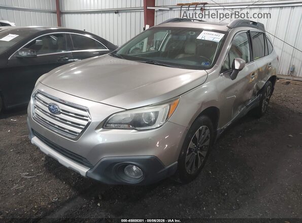 4S4BSANC0G3286691 2016 SUBARU OUTBACK Beige წინა მარცხენა ხედი სამი მეოთხედიდან