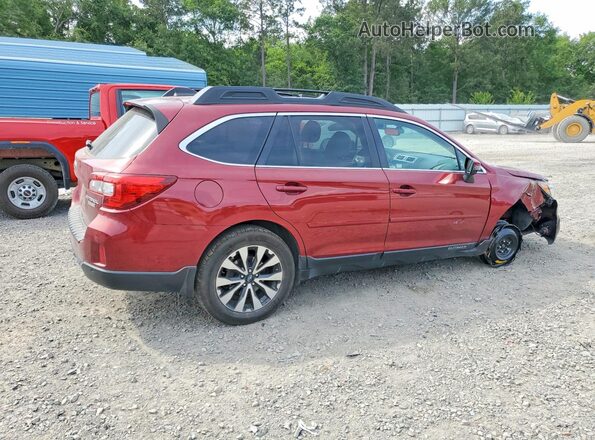 4S4BSANC0H3204783 2017 SUBARU OUTBACK Red Հետևի աջ