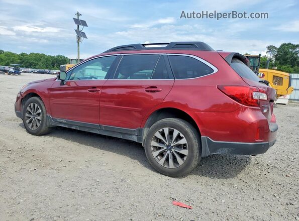 4S4BSANC0H3204783 2017 SUBARU OUTBACK Red Հետևի ձախ