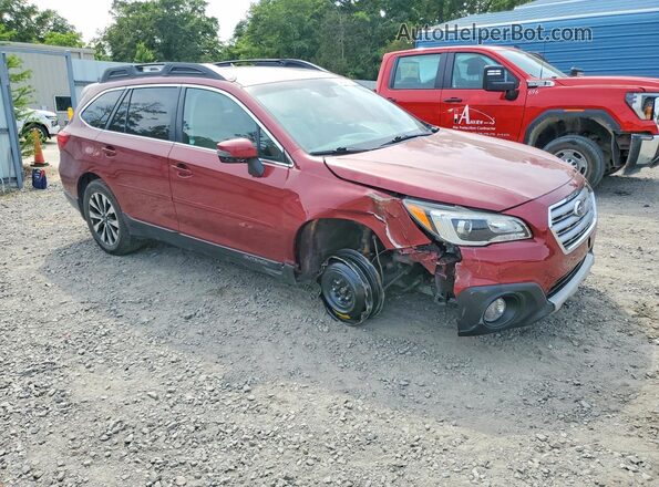 4S4BSANC0H3204783 2017 SUBARU OUTBACK Red Առջևի աջ