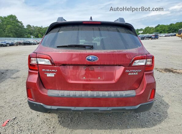 4S4BSANC0H3204783 2017 SUBARU OUTBACK Red Հետևի տեսք