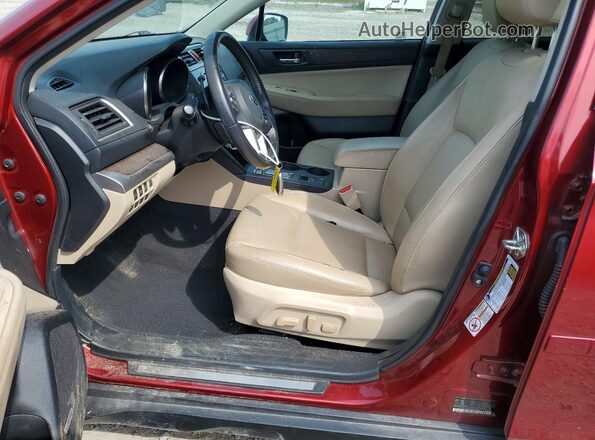 4S4BSANC0H3204783 2017 SUBARU OUTBACK Red Սալոնի դիմացի տեսք