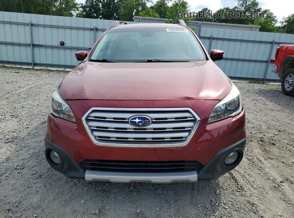 4S4BSANC0H3204783 2017 SUBARU OUTBACK Red Դիմացի տեսք