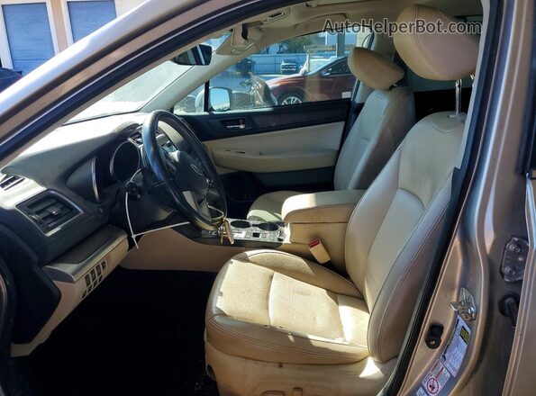 4S4BSANC0H3228498 2017 SUBARU OUTBACK Золотой Вид салона спереди