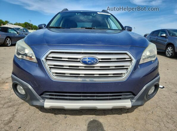 4S4BSANC0H3230963 2017 SUBARU OUTBACK Blue Front view