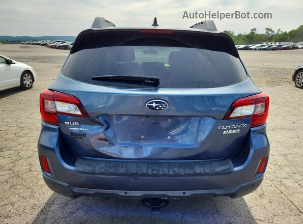 4S4BSANC0H3230963 2017 SUBARU OUTBACK Blue Rear view