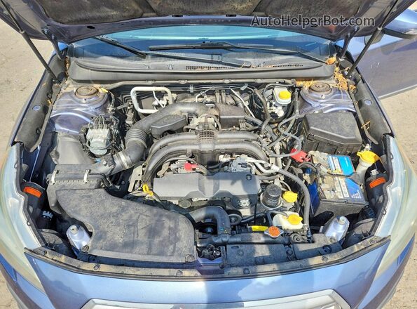 4S4BSANC0H3230963 2017 SUBARU OUTBACK Blue Engine compartment view
