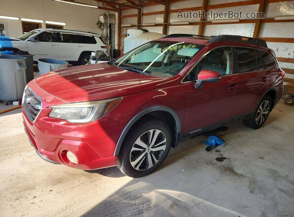 4S4BSANC0J3240818 2018 SUBARU OUTBACK Maroon Rear left