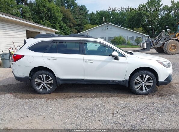 4S4BSANC0J3340420 2018 SUBARU OUTBACK White უკანა სალონის ხედი