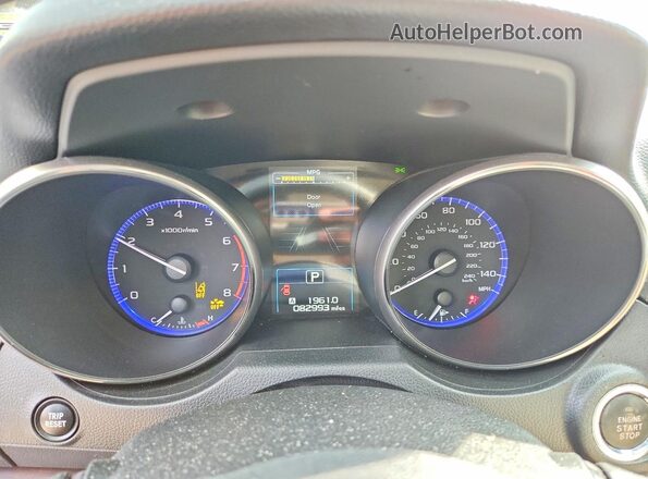 4S4BSANC0K3225303 2019 SUBARU OUTBACK Черный Вид щитка приборов