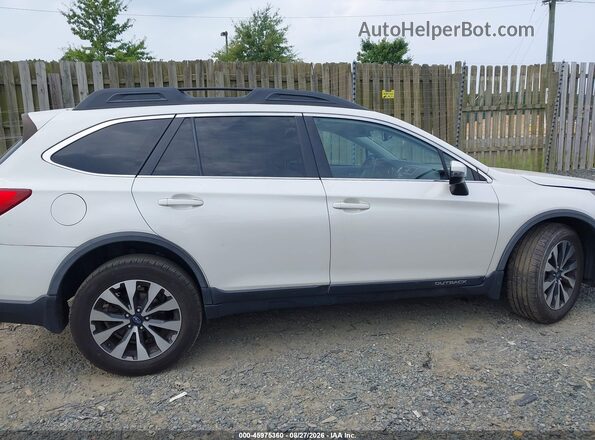 4S4BSANC1G3214589 2016 SUBARU OUTBACK White Rear interior view
