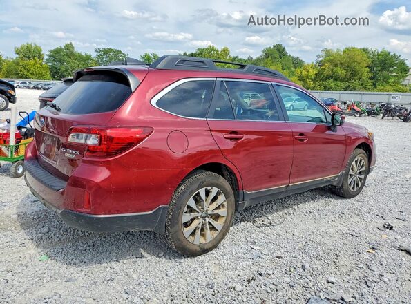4S4BSANC1H3421078 2017 SUBARU OUTBACK Maroon Rear right