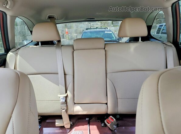 4S4BSANC1H3421078 2017 SUBARU OUTBACK Maroon Rear seats view