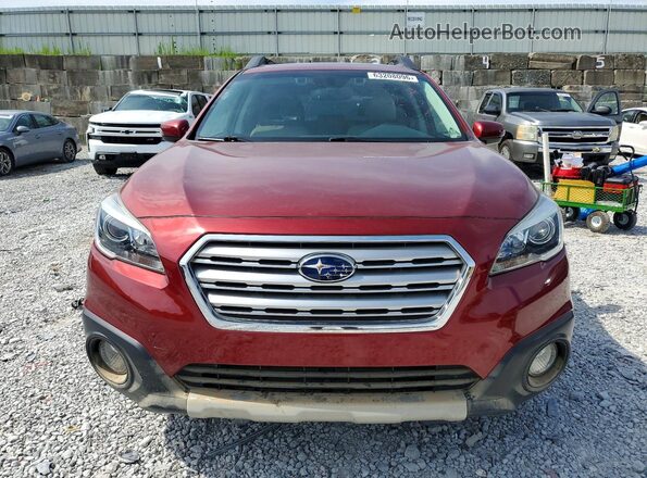 4S4BSANC1H3421078 2017 SUBARU OUTBACK Maroon Front view