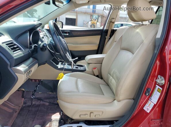 4S4BSANC1H3421078 2017 SUBARU OUTBACK Maroon Front interior view