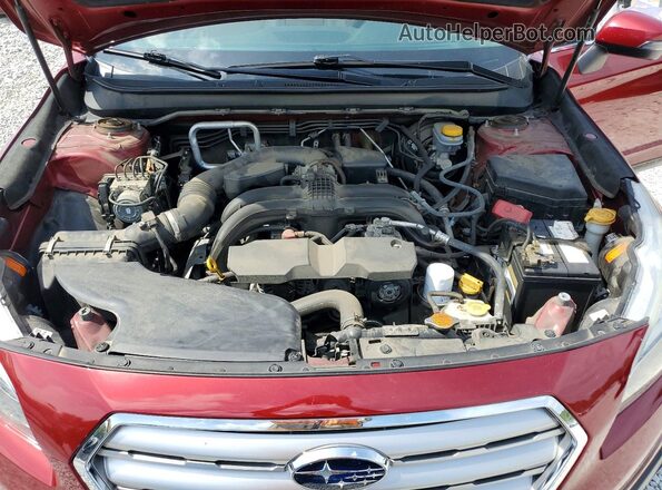 4S4BSANC1H3421078 2017 SUBARU OUTBACK Maroon Engine compartment view