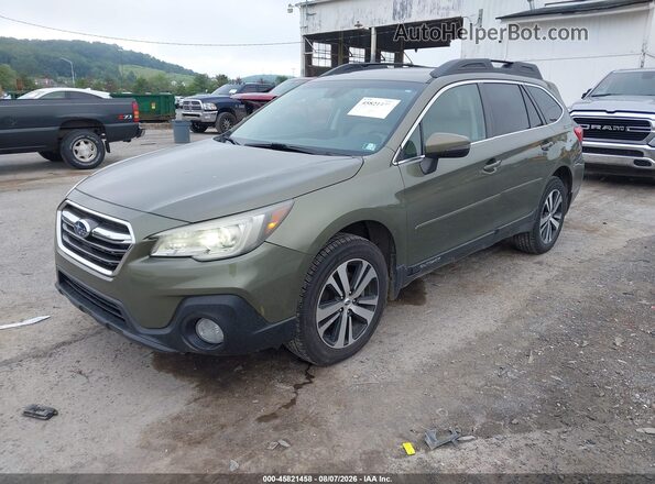 4S4BSANC1J3323691 2018 SUBARU OUTBACK Green Առջևի ձախ երեք քառորդ տեսարան
