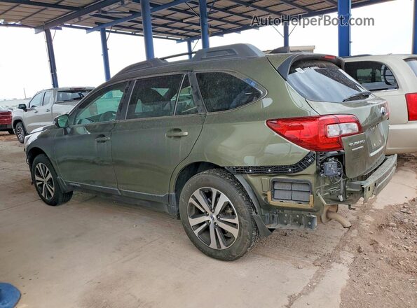 4S4BSANC1J3362863 2018 SUBARU OUTBACK Green Задня ліва чверть