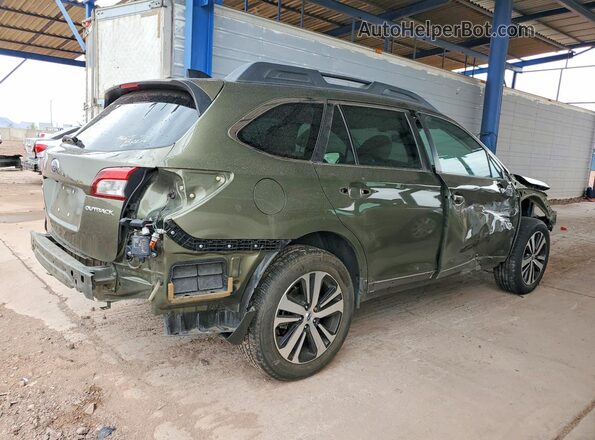 4S4BSANC1J3362863 2018 SUBARU OUTBACK Green Задня права чверть