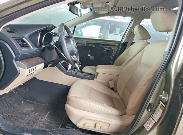 4S4BSANC1J3362863 2018 SUBARU OUTBACK Green Вид салону спереду