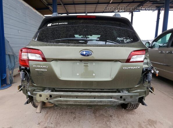 4S4BSANC1J3362863 2018 SUBARU OUTBACK Green Вид ззаду