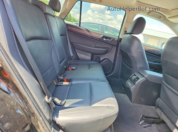 4S4BSANC1K3205528 2019 SUBARU OUTBACK Black უკანა სავარძლების ხედი