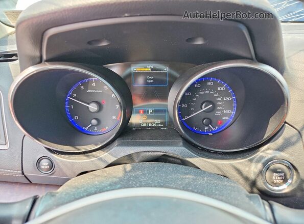 4S4BSANC1K3319030 2019 SUBARU OUTBACK Silver Вид щитка приладів
