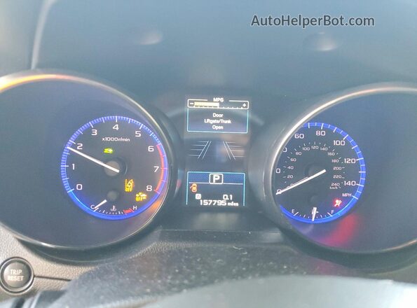 4S4BSANC2F3279112 2015 SUBARU OUTBACK Gray Instrument cluster view