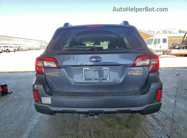 4S4BSANC2F3279112 2015 SUBARU OUTBACK Gray Rear view