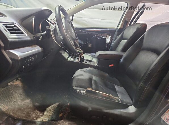 4S4BSANC2G3359902 2016 SUBARU OUTBACK Gray Widok wnętrza z przodu