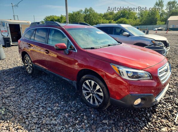 4S4BSANC2H3212612 2017 SUBARU OUTBACK Burgundy Передня права чверть