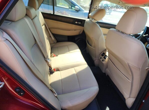 4S4BSANC2H3212612 2017 SUBARU OUTBACK Burgundy Вид задньої частини салону