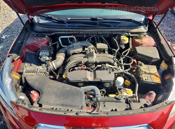 4S4BSANC2H3212612 2017 SUBARU OUTBACK Burgundy Вид підкапотного простору