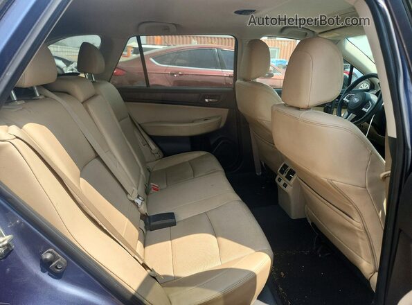 4S4BSANC2H3324343 2017 SUBARU OUTBACK Blue Rear seats view