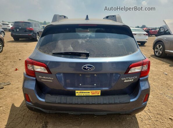 4S4BSANC2H3324343 2017 SUBARU OUTBACK Blue Rear view