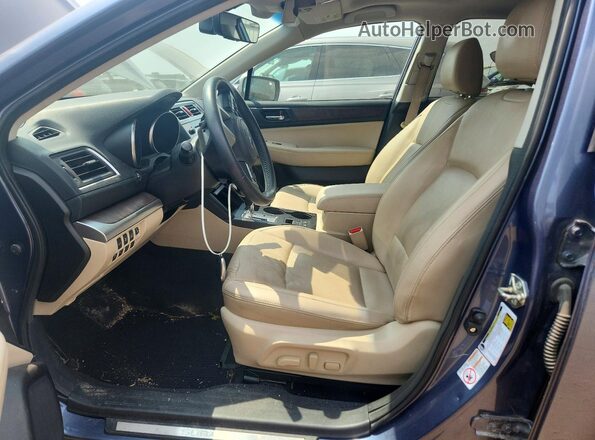4S4BSANC2H3324343 2017 SUBARU OUTBACK Blue Front interior view