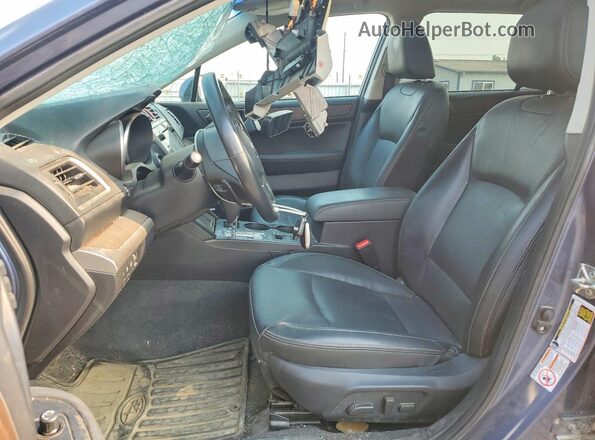 4S4BSANC2H3410171 2017 SUBARU OUTBACK Blue Vista interior delantera