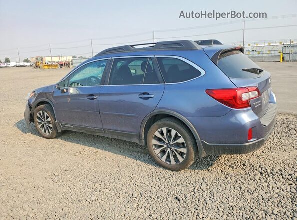 4S4BSANC2H3410171 2017 SUBARU OUTBACK Blue Trasero izquierdo