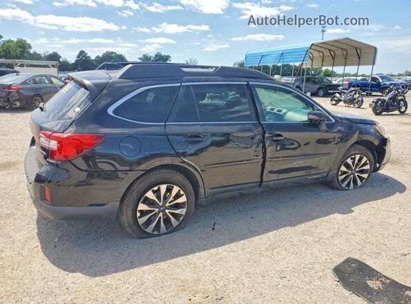 4S4BSANC2H3431196 2017 SUBARU OUTBACK Black Задня права чверть