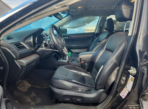 4S4BSANC2H3431196 2017 SUBARU OUTBACK Black Вид салону спереду
