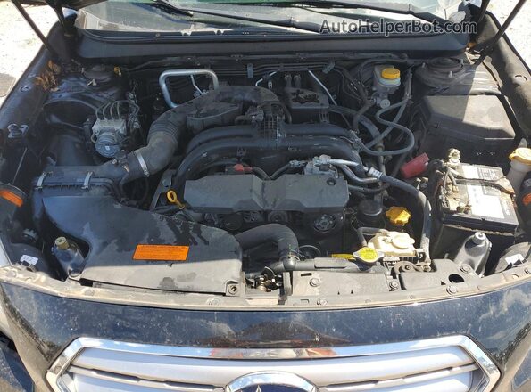 4S4BSANC2H3431196 2017 SUBARU OUTBACK Black Вид задньої частини салону