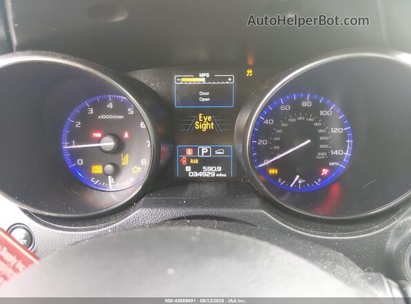 4S4BSANC2K3323006 2019 SUBARU OUTBACK Белый Вид задних сидений