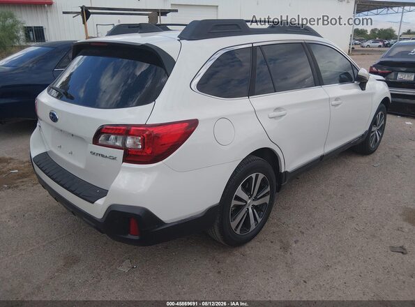 4S4BSANC2K3323006 2019 SUBARU OUTBACK Белый Задняя правая четверть