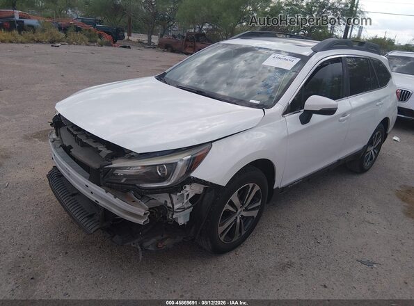 4S4BSANC2K3323006 2019 SUBARU OUTBACK Белый Передняя левая четверть