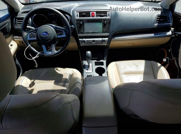 4S4BSANC3G3279315 2016 SUBARU OUTBACK Красный Вид панели приборов