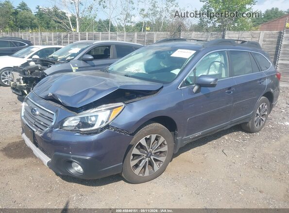 4S4BSANC3G3352943 2016 SUBARU OUTBACK Blue წინა მარცხენა ხედი სამი მეოთხედიდან