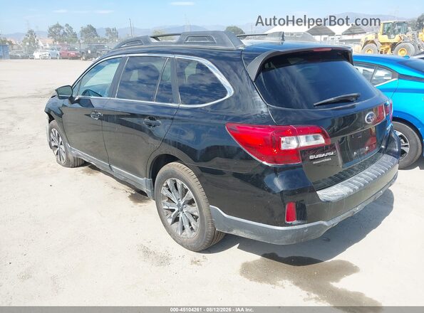 4S4BSANC3H3260863 2017 SUBARU OUTBACK Black Задня ліва чверть
