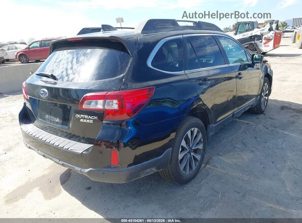 4S4BSANC3H3260863 2017 SUBARU OUTBACK Black Задня права чверть
