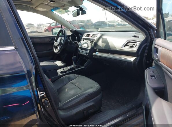 4S4BSANC3H3260863 2017 SUBARU OUTBACK Black Вид салону спереду