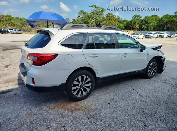 4S4BSANC3H3290915 2017 SUBARU OUTBACK Белый Задняя правая четверть